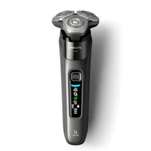 ماشین اصلاح موی صورت شارژی فیلیپس مدل X9002/05 با تیغه استیل ضد زنگ، ضد آب و قابل استفاده خشک و مرطوب، طراحی ارگونومیک، باتری لیتیوم یون با شارژ سریع 60 دقیقه، نمایشگر میزان شارژ و قابلیت اصلاح با شماره صفر
