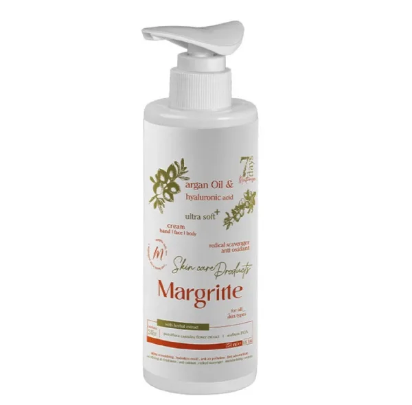 کرم مرطوب کننده و آبرسان مارگریت مدل Argan oil حجم 250 میلی لیتر