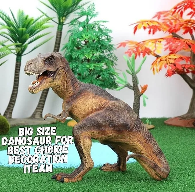 اکشن فیگور مدل فک متحرک طرح Tyrannosaurus Rex کد J72 ارتفاع 17 سانتیمتر