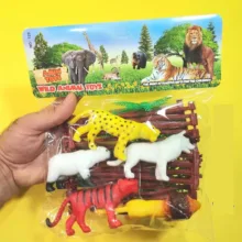 فیگور مدل حیوانات وحشی مجموعه 8 عددی