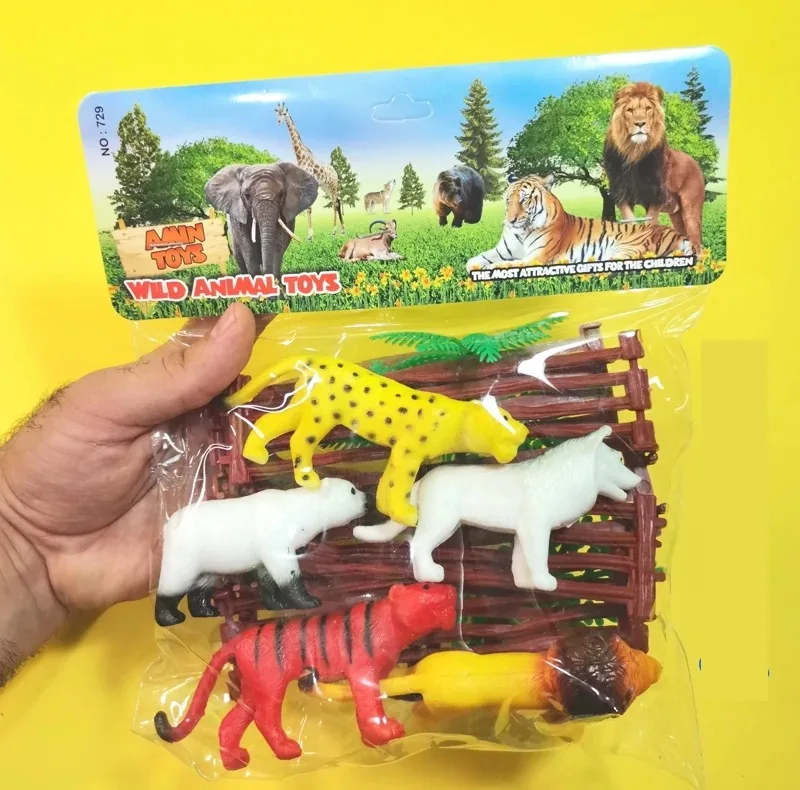 فیگور مدل حیوانات وحشی مجموعه 8 عددی