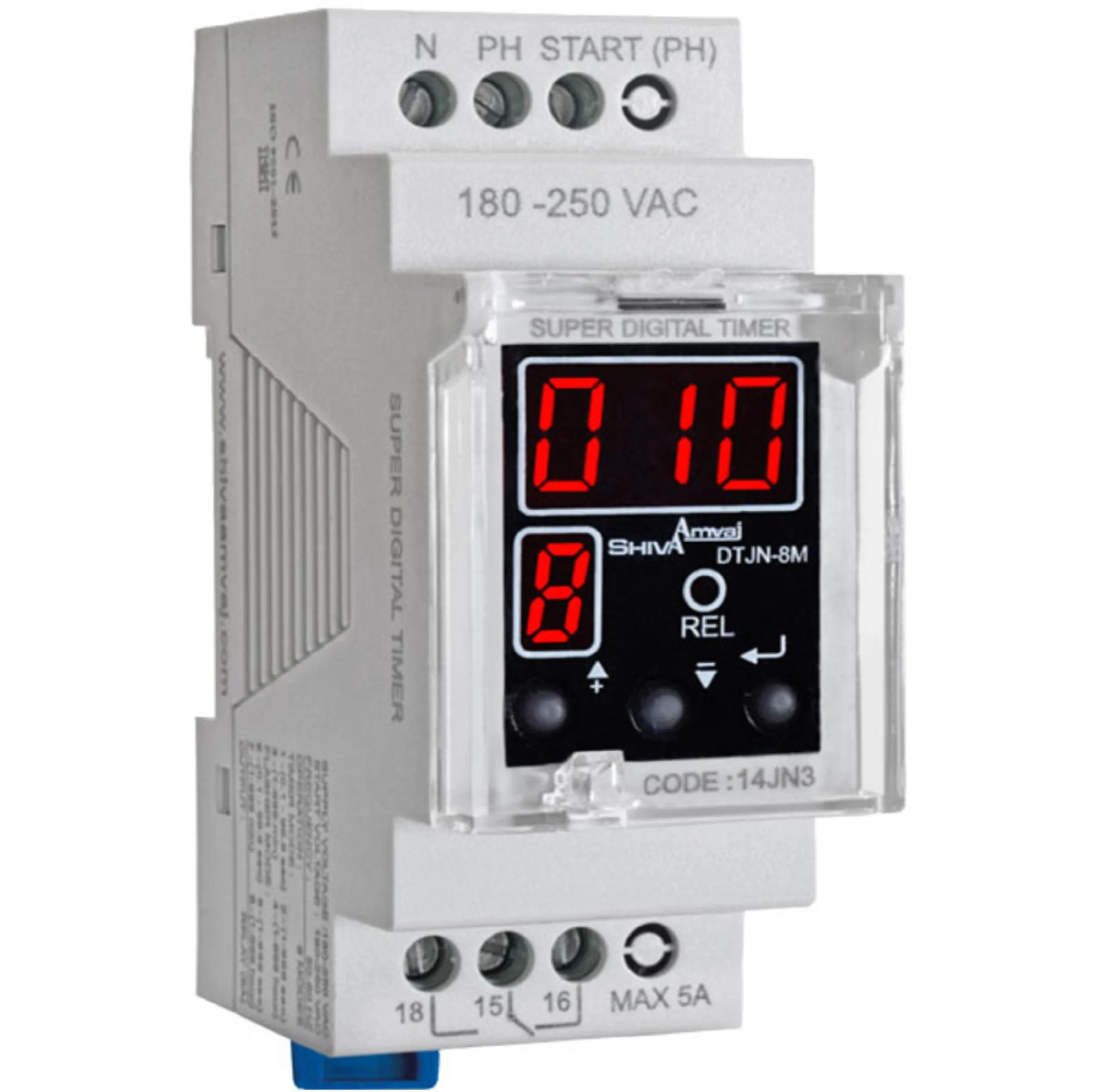 سوپر تایمر دیجیتال شیوا امواج سری N مدل DTJN-8M کد 14JN3