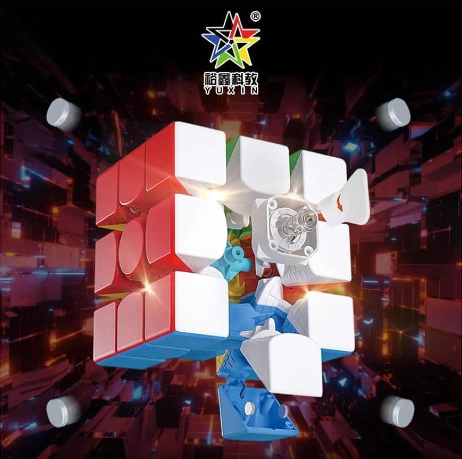 مکعب روبیک یوکسین مدل لیتل مجیک مگنت 3×3 YuXin Little Magic Magnetic