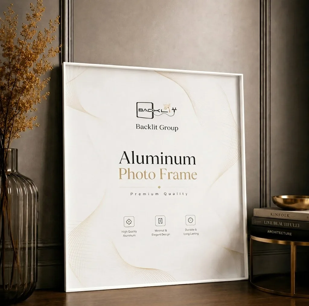 قاب عکس بکلیت مدل آلومینیومی AL-S4040 سایز 40×40 سانتی متر