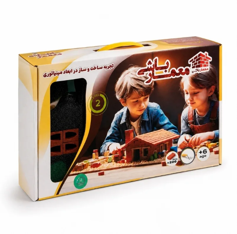 ساختنی 218 تکه معمارباشی مدل کلبه