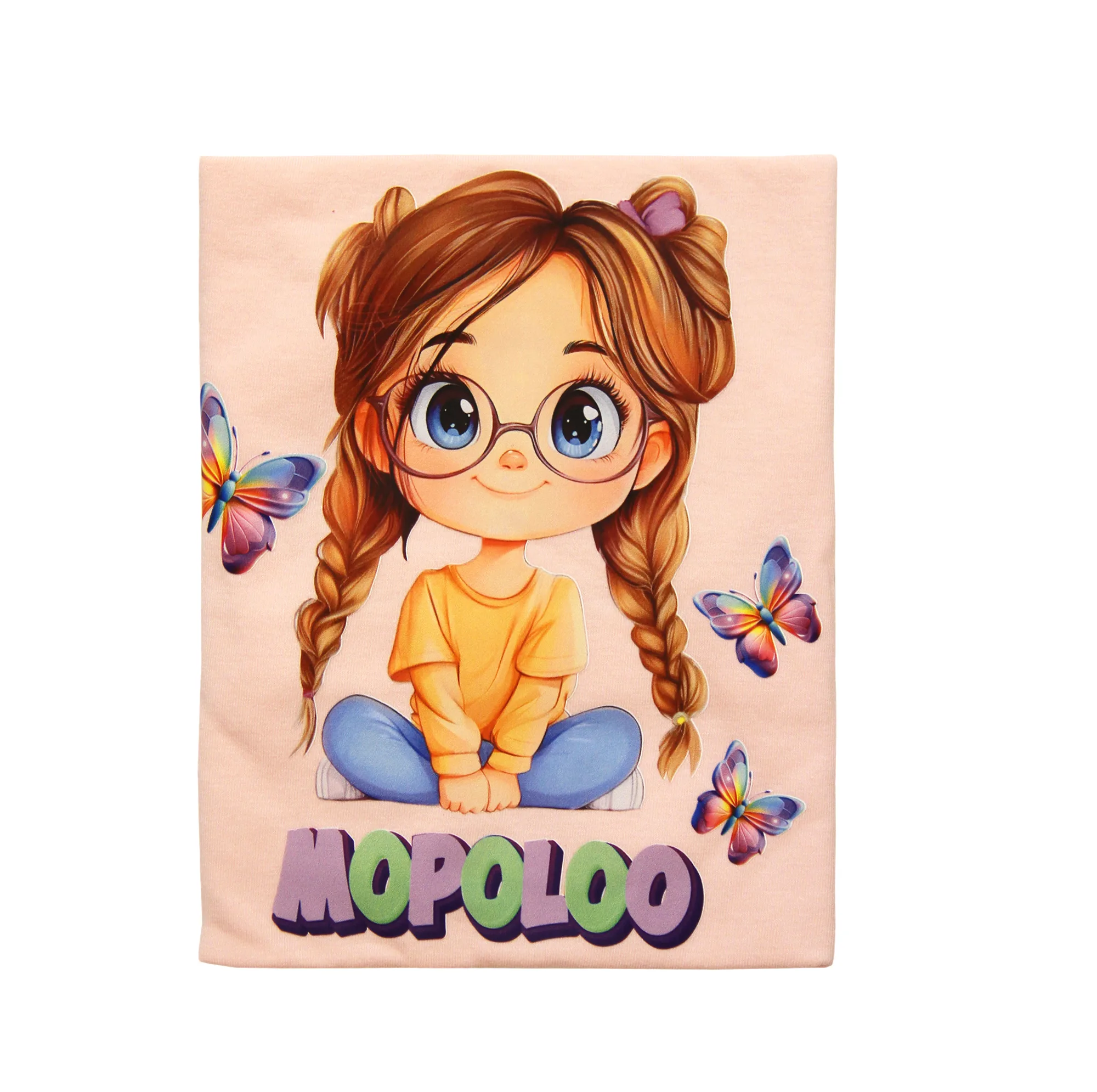 ست تاپ و شورت راحتی دخترانه موپولو کد R1