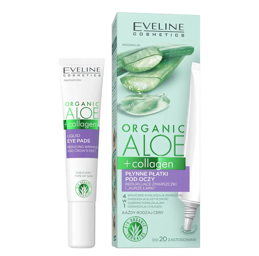 ژل ضد چروک دور چشم اولاین مدل Alo+Collagen حجم 20 میلی لیتر