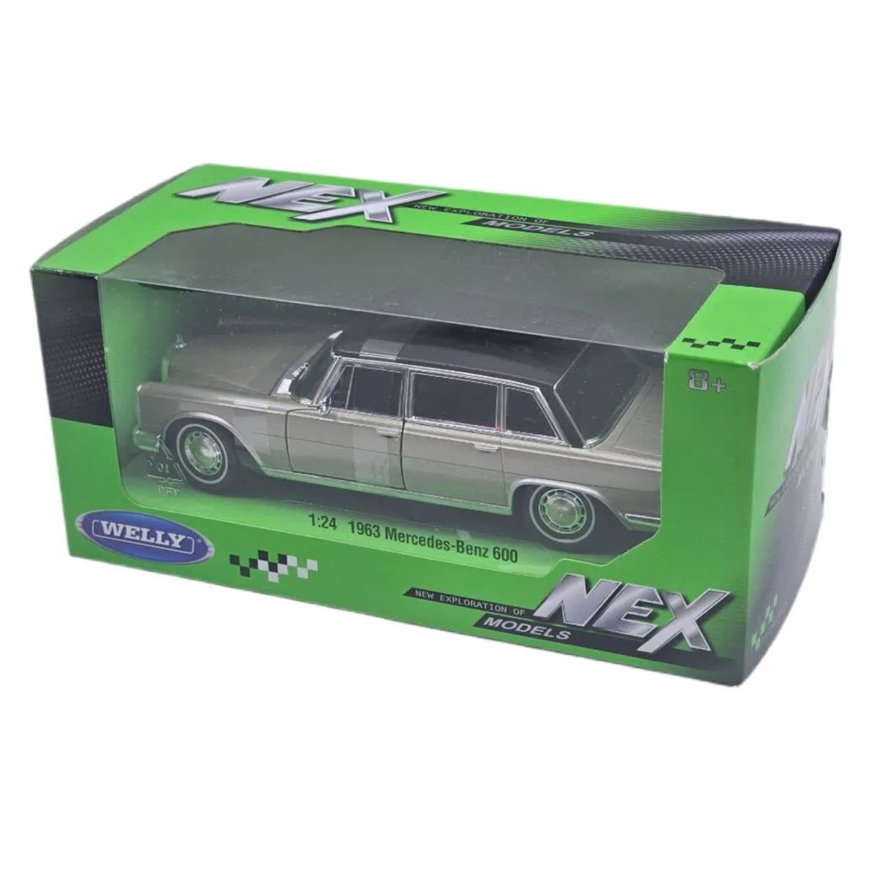 ماکت ماشین ناب سل مدل مرسدس بنز فلزی 1963 ولی کد 1:24MERCEDES BENZ600