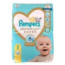 پوشک بچه پمپرز مدل premium care سایز ۲ بسته ۶۸ عددی