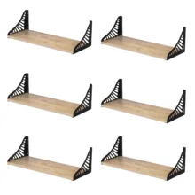 شلف دیواری دینیال مدل ونوس کد DN-04SH-06 مجموعه شش عددی