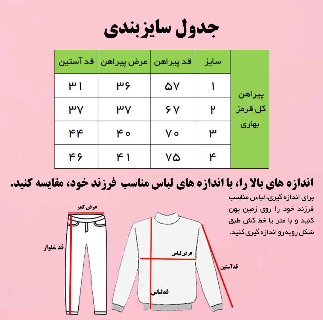 پیراهن دخترانه مدل گلدار بهاری