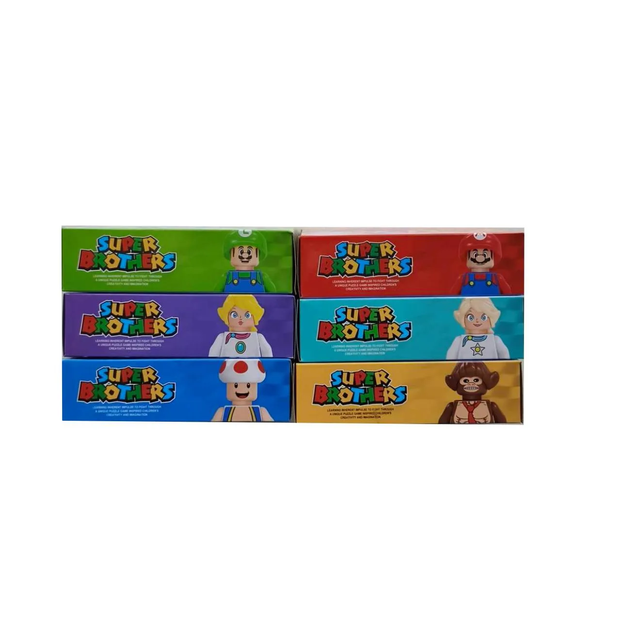 ساختنی 221 تکه مدل SUPER BROTHERS کد SL89719A مجموعه 6 عددی