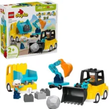 لگو 22 تکه سری دوپلو مدل Construction Vehicles کد 10475