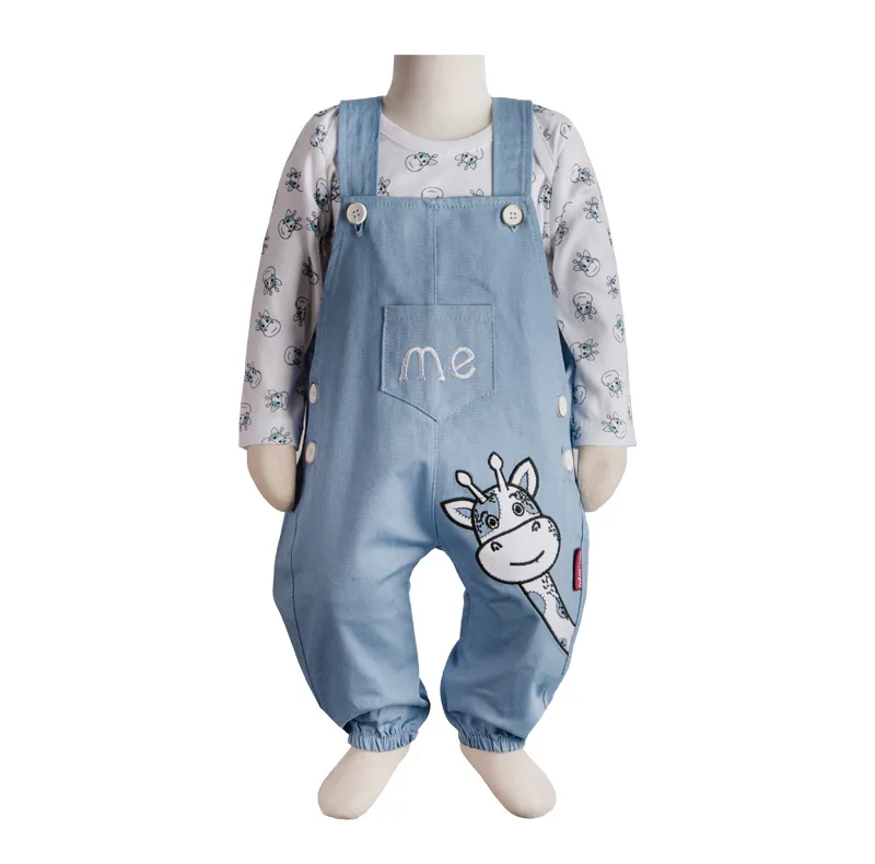 ست بادی و سرهمی نوزادی آدمک مدل زرافه کد 310003