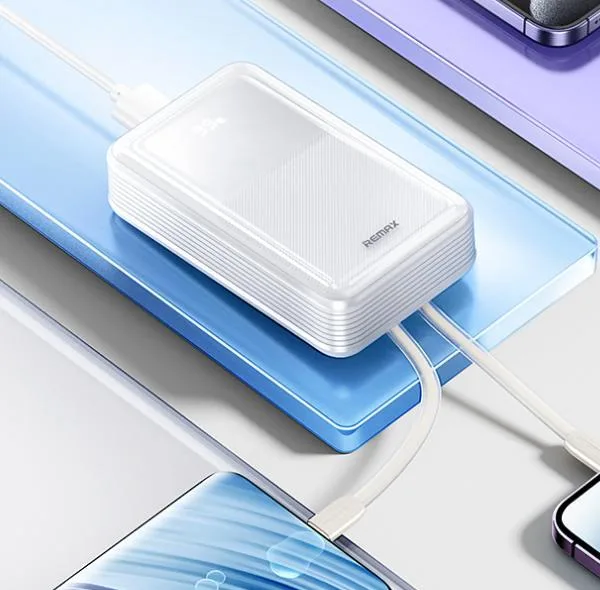 پاوربانک ریمکس مدل RPP-21 ظرفیت 20000 میلیآمپر ساعت