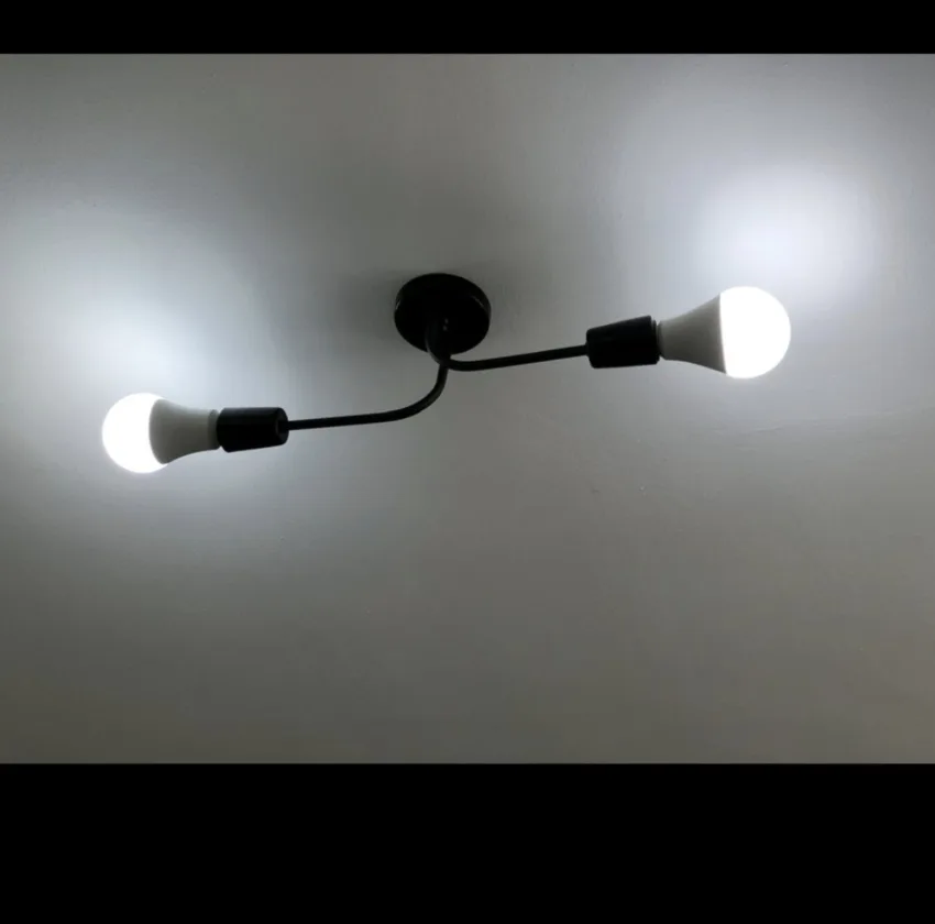 لوستر سقفی 2 شعله کد 107/2