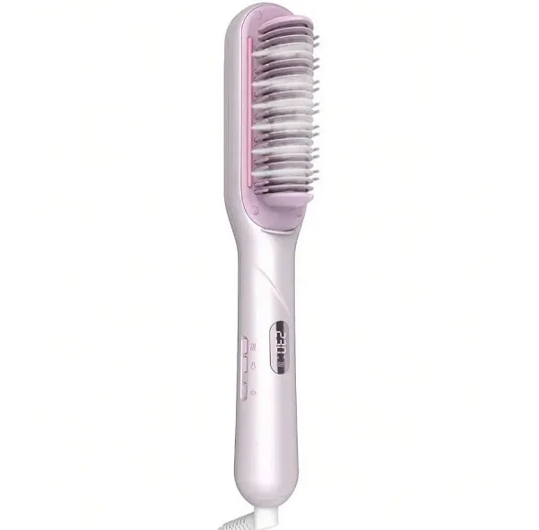 برس حرارتی بخاردار شیگلم مدل Hydra Shot Steam straightening brush Pro وزن 775 گرم با مخزن بخار داخلی و سیستم یون‌ساز