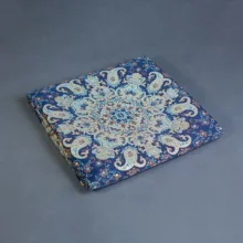 رومیزی ترمه نگین خاتم طرح شاهسوند یزد کد ya72439705