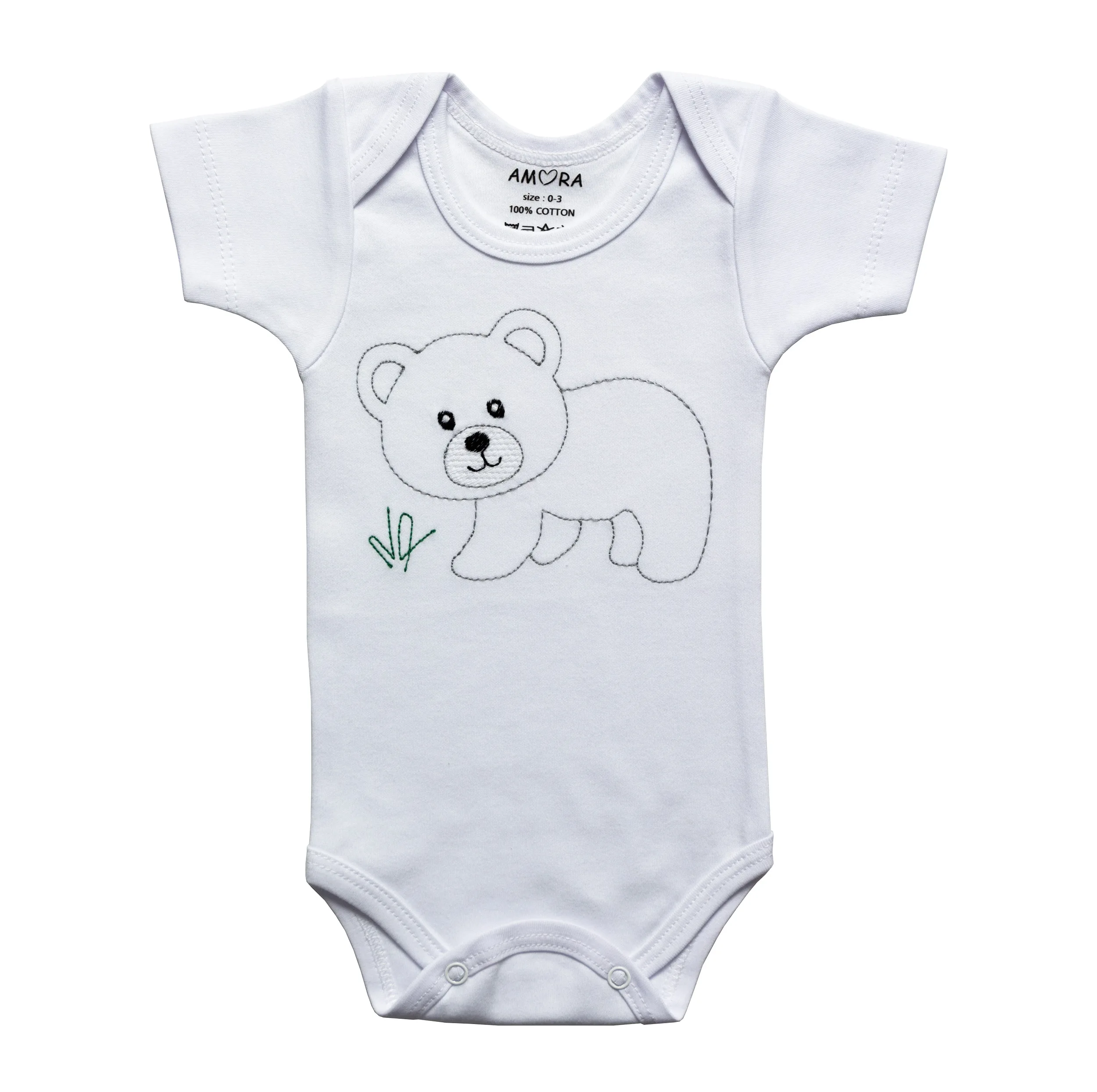 ست 19 تکه لباس نوزادی آمورا مدل Teddy Bear