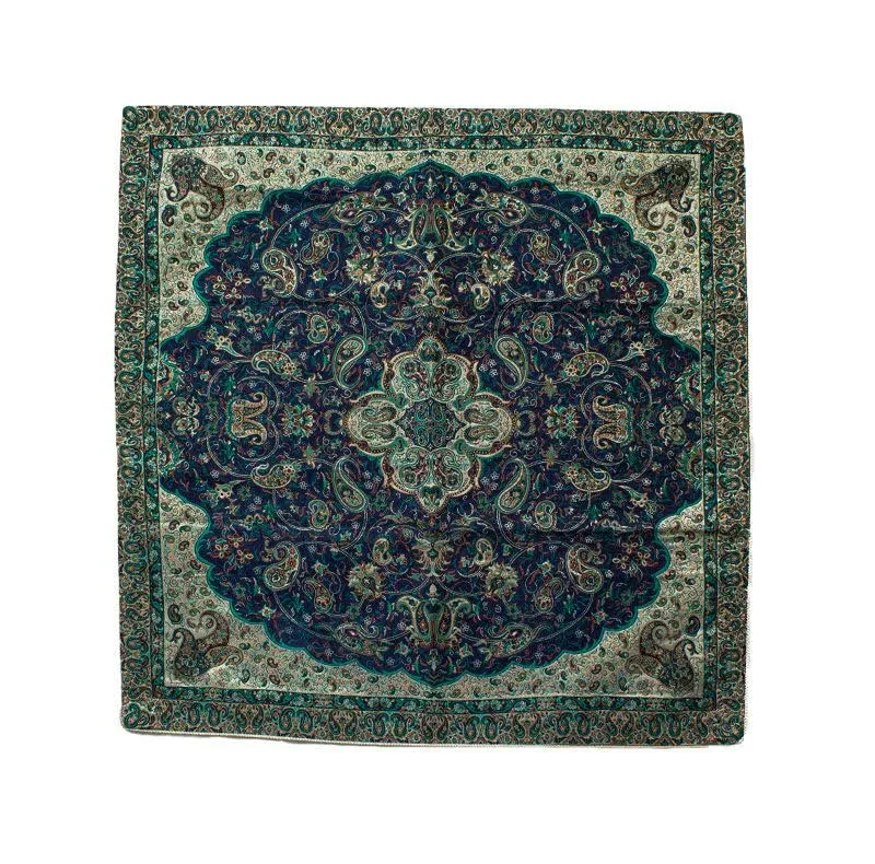 رومیزی ترمه نگین خاتم طرح شاه عباسی یزد کد ya90242102