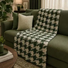شال مبل و تخت مدل اسکاتیش سایز 170x140 سانتی متر