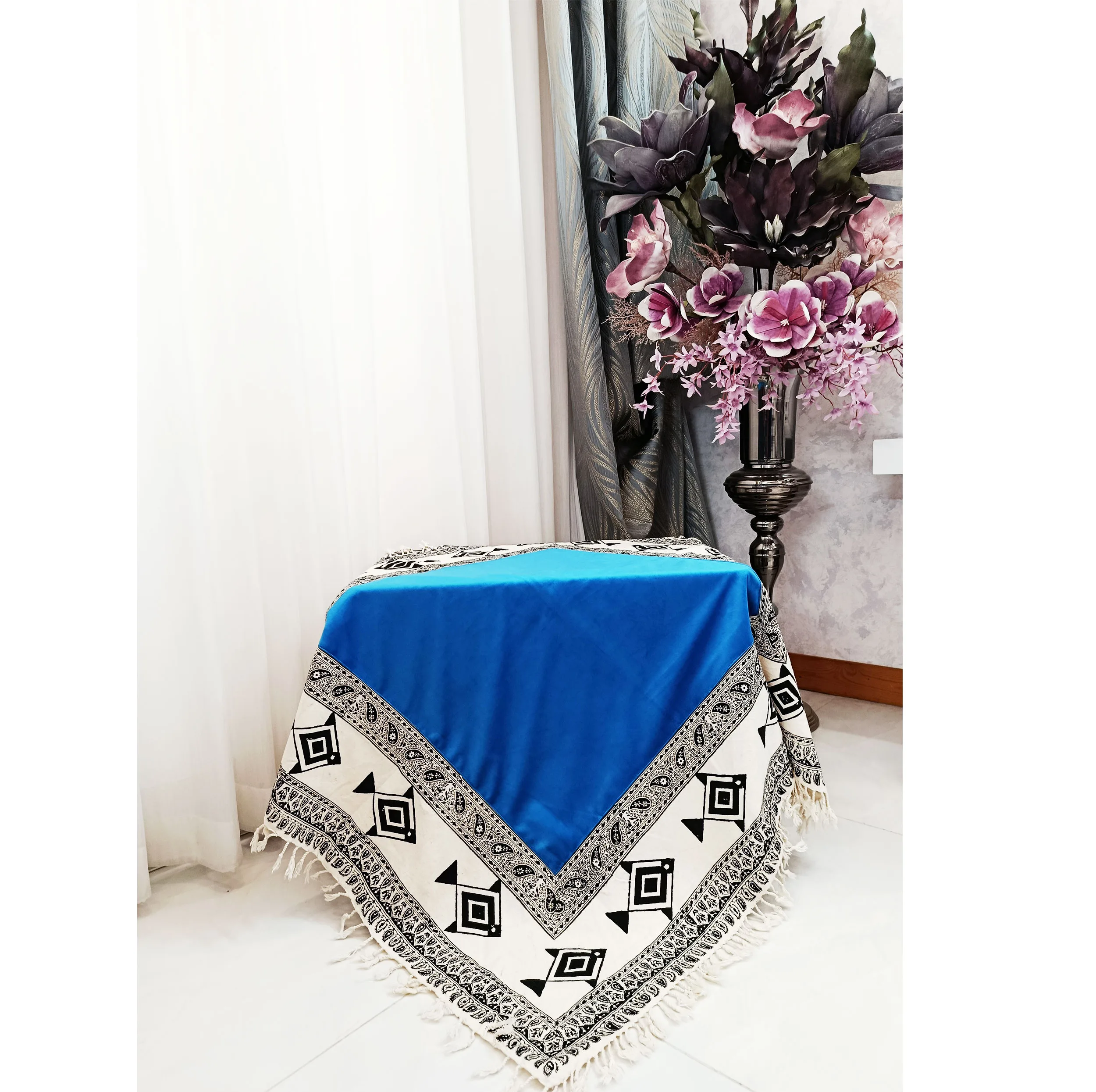 رومیزی قلمکار مدل ماهی عیدانه