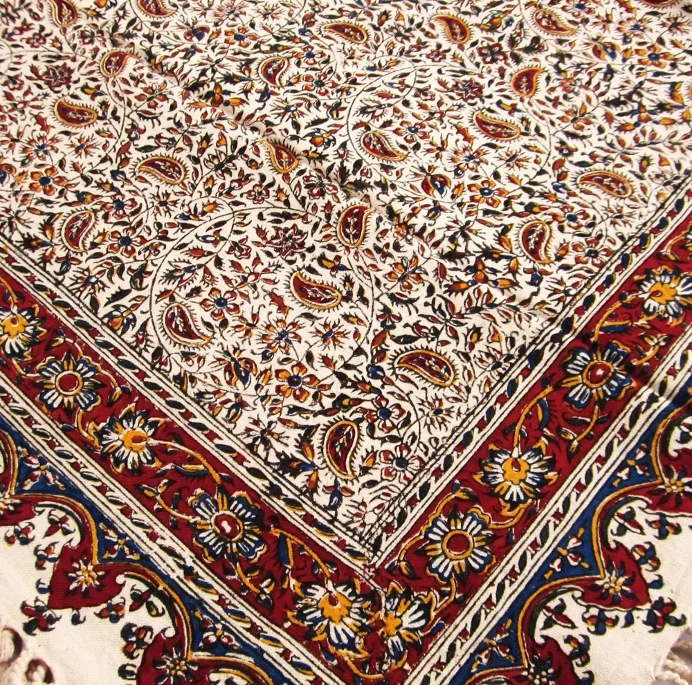 رومیزی قلمکار دن هوم طرح بته سنتی کد T.120