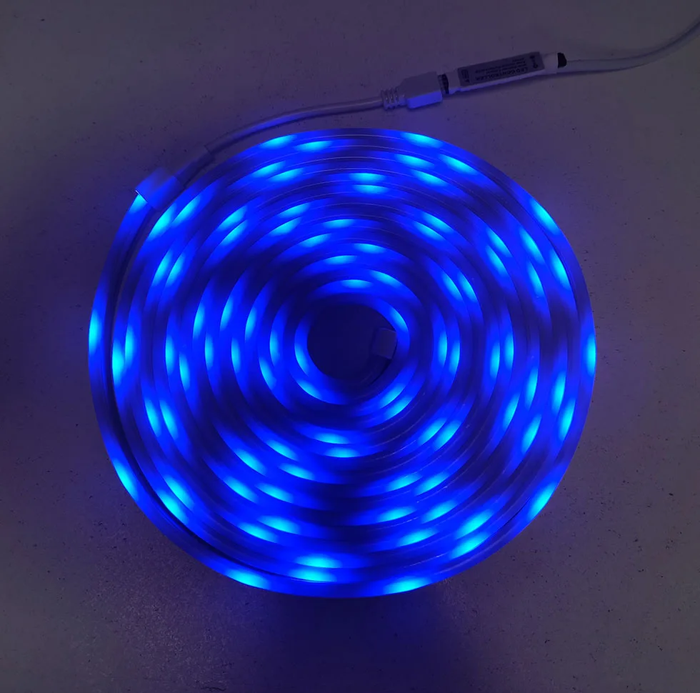 ریسه ال ای دی مدل فلکسی 12v 3528-RGB طول 5 متر