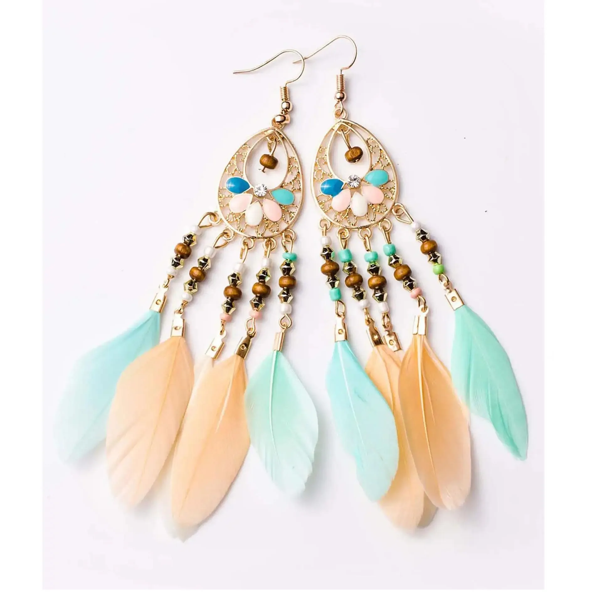 گوشواره آویز زنانه مدل MDSS-CH3965