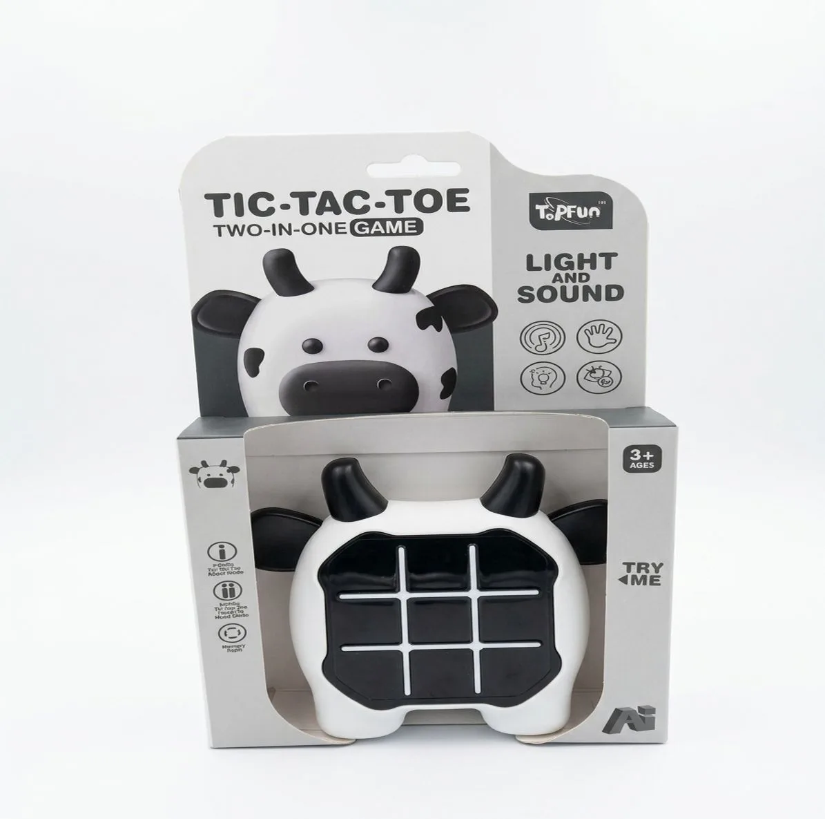 بازی فکری دوز دیجیتال مدل TIC-AC-TOE، دو نفره، مناسب 3 سال به بالا، با نور و صدا، مدت زمان بازی کمتر از 30 دقیقه و درجه سختی آسان