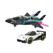 لگو 259 تکه سری سیتی مدل Jet vs. Car (رقابت هواپیمای جت و خودرو) کد 60489
