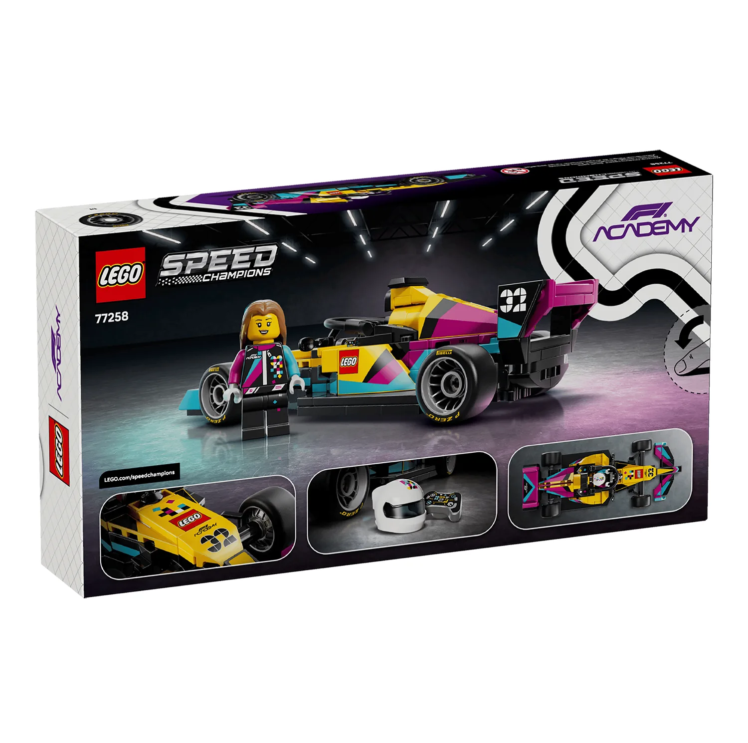 لگو 201 تکه سری اسپید مدل F1 Academy Lego Race Car کد 77258
