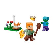 لگو 31 تکه سری Minecraft مدل Alex s Campfire Conflict کد 30732