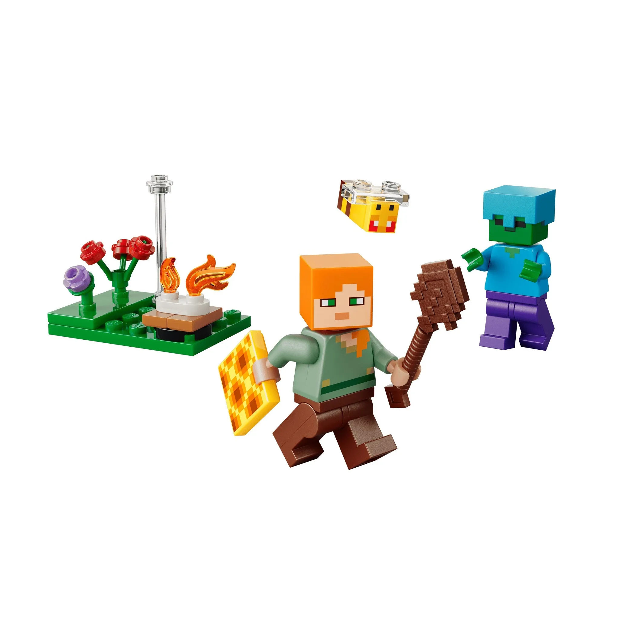 لگو 31 تکه سری Minecraft مدل Alex s Campfire Conflict کد 30732