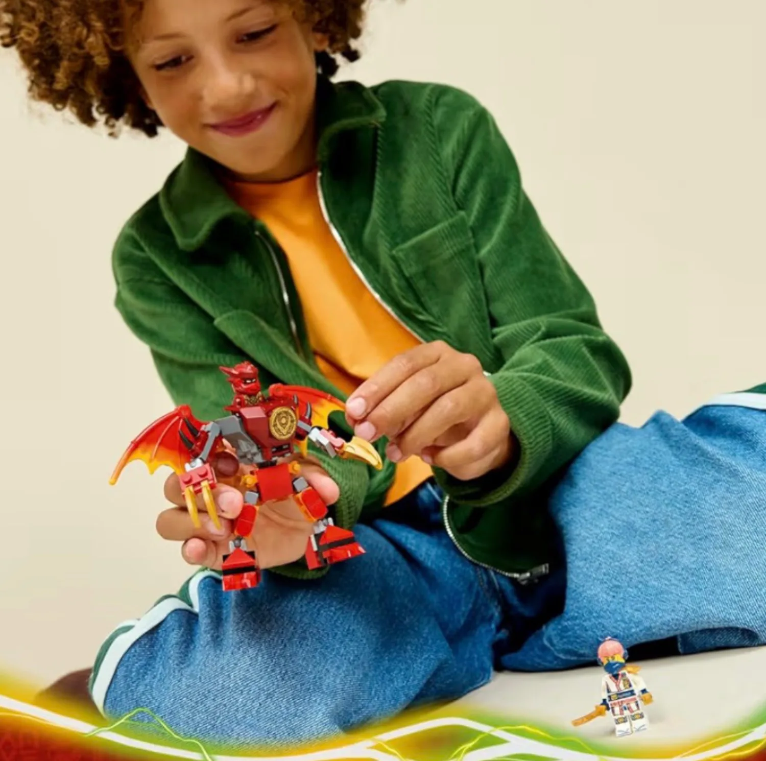 لگو سری نینجاگو مدل Kai's Dragon Mech Battle Pack کد 71851 با 85 قطعه