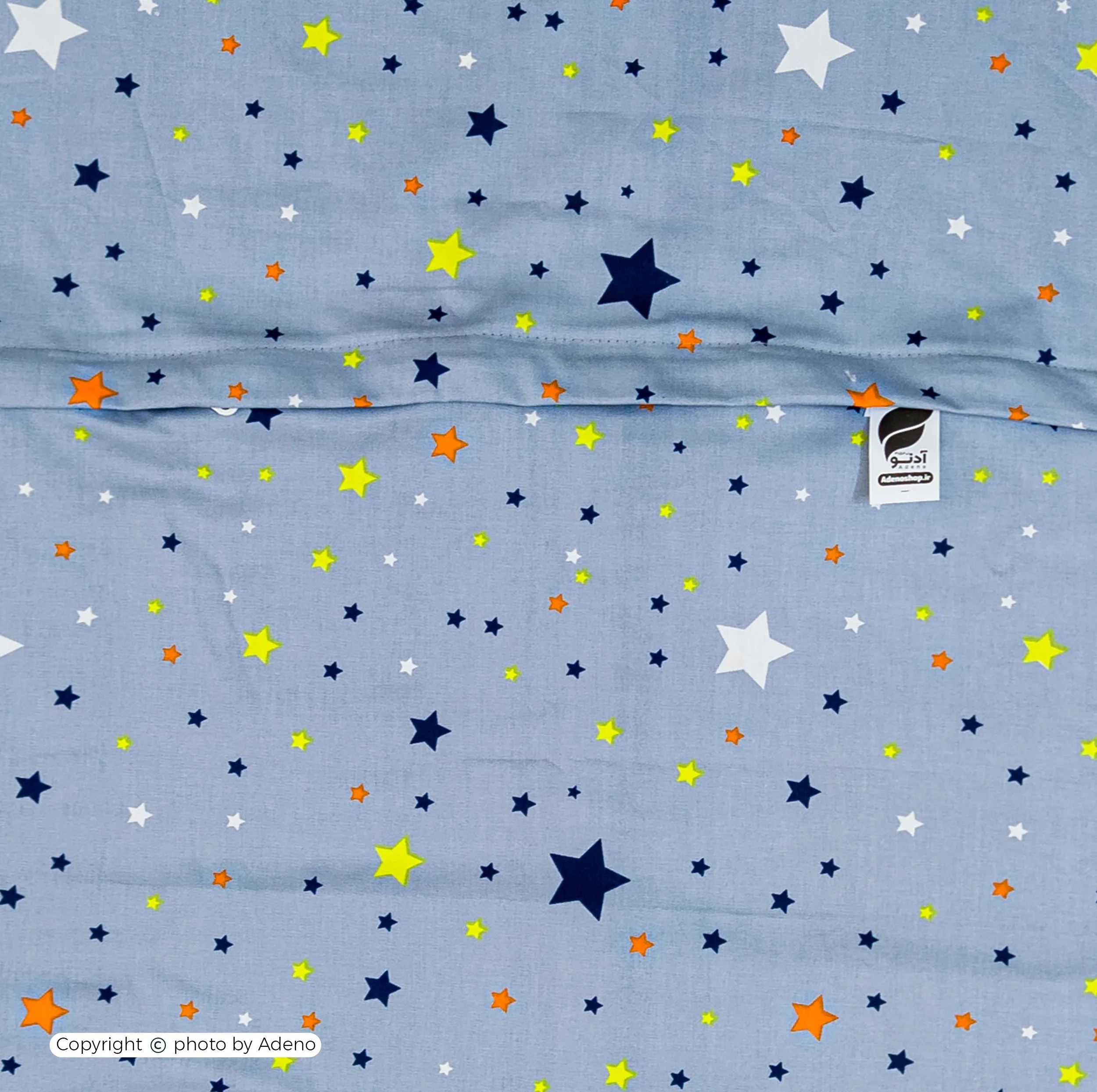ملحفه کودک آدنو مدل Stars کد FI64 سایز 100x150 سانتی متر