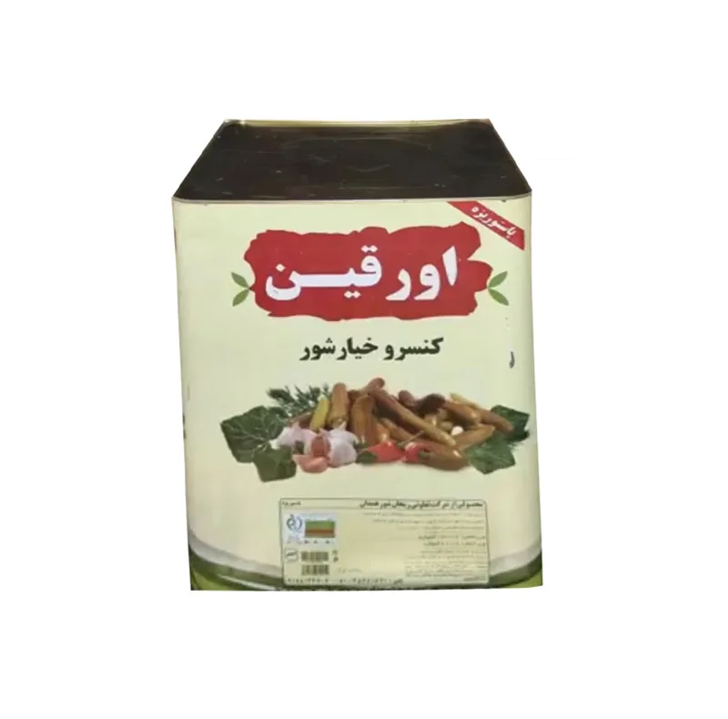 خیارشور ریز سرکه‌ای، نمکی - 16 کیلوگرم