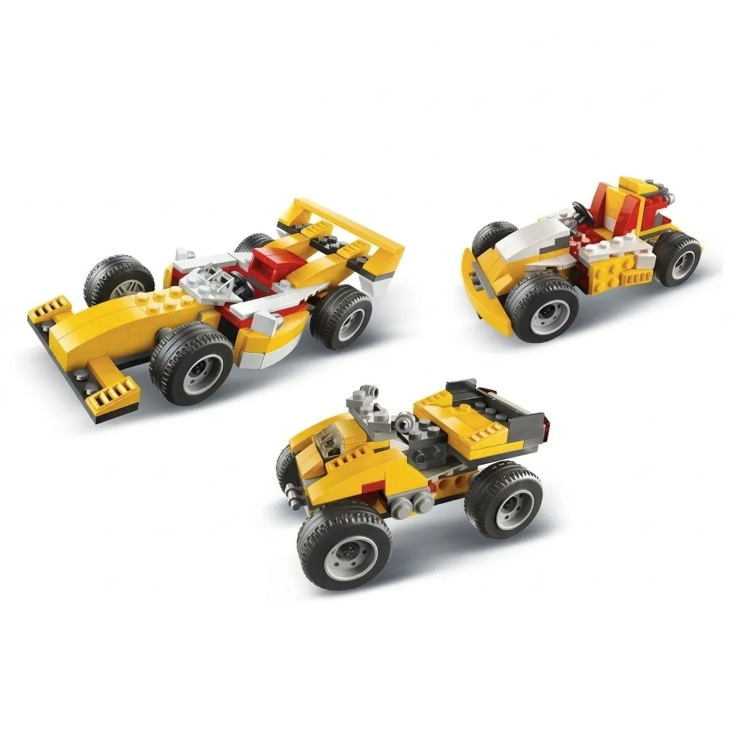 ساختنی 121 تکه بریک مدل ماشین طرح SUPER RACER کد 3106