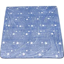 پتو مسافرتی 2 نفره مدل ژله ای شب نما طرح ستاره ای کد Star سایز 240x220 سانتی‌متر