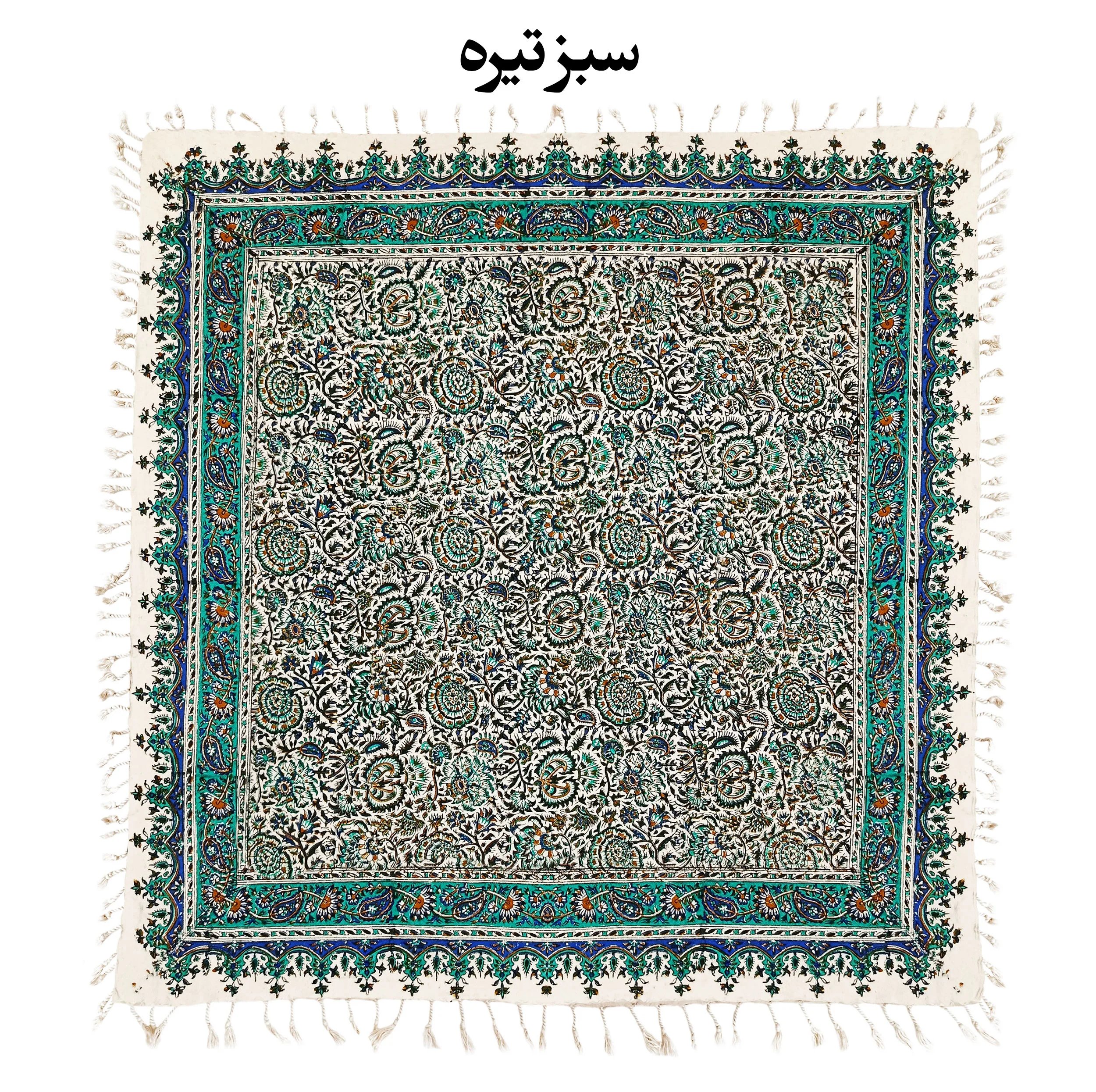 رومیزی قلمکار مدل گل دار