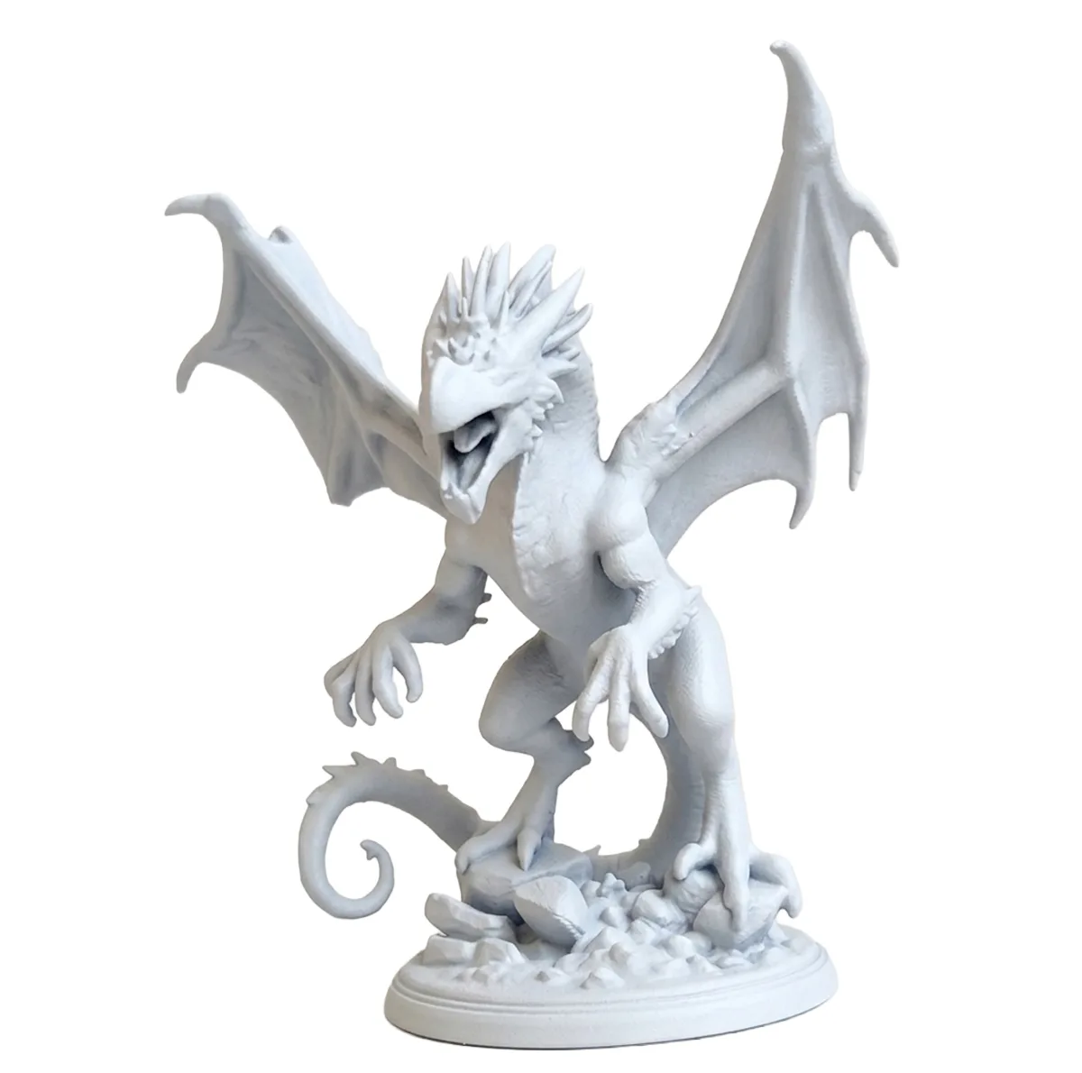 فیگور طرح اژدهای بالدار مدل Shadow Dragon کد 002 ارتفاع 22 سانتی‌متر
