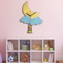 ساعت دیواری کودک باروچین مدل زرافه و ابر