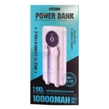 پاوربانک 22.5 وات ریمکس مدل RPP-37  ظرفیت 10000 میلی‌آمپرساعت