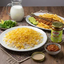 ترشی انبه پاکستانی احمدفودز - 300 گرم بسته 2 عددی