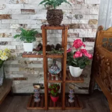 استند گلدان مدل پازلی