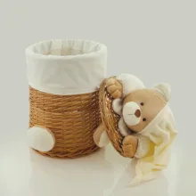 سبد رخت چرک مدل خرس نانان کد SLN-S-S