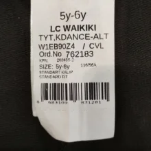 شلوار راحتی دخترانه ال سی وایکیکی مدل W1EB90Z4