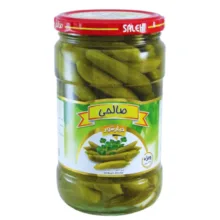 خیارشور سرکه ای پاستوریزه ویژه صالحی – 650 گرم مجموعه 4 عددی