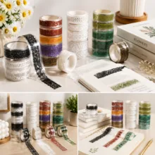 چسب نواری مدل دکوراتیو کد NO.P2 بسته 24 عددی