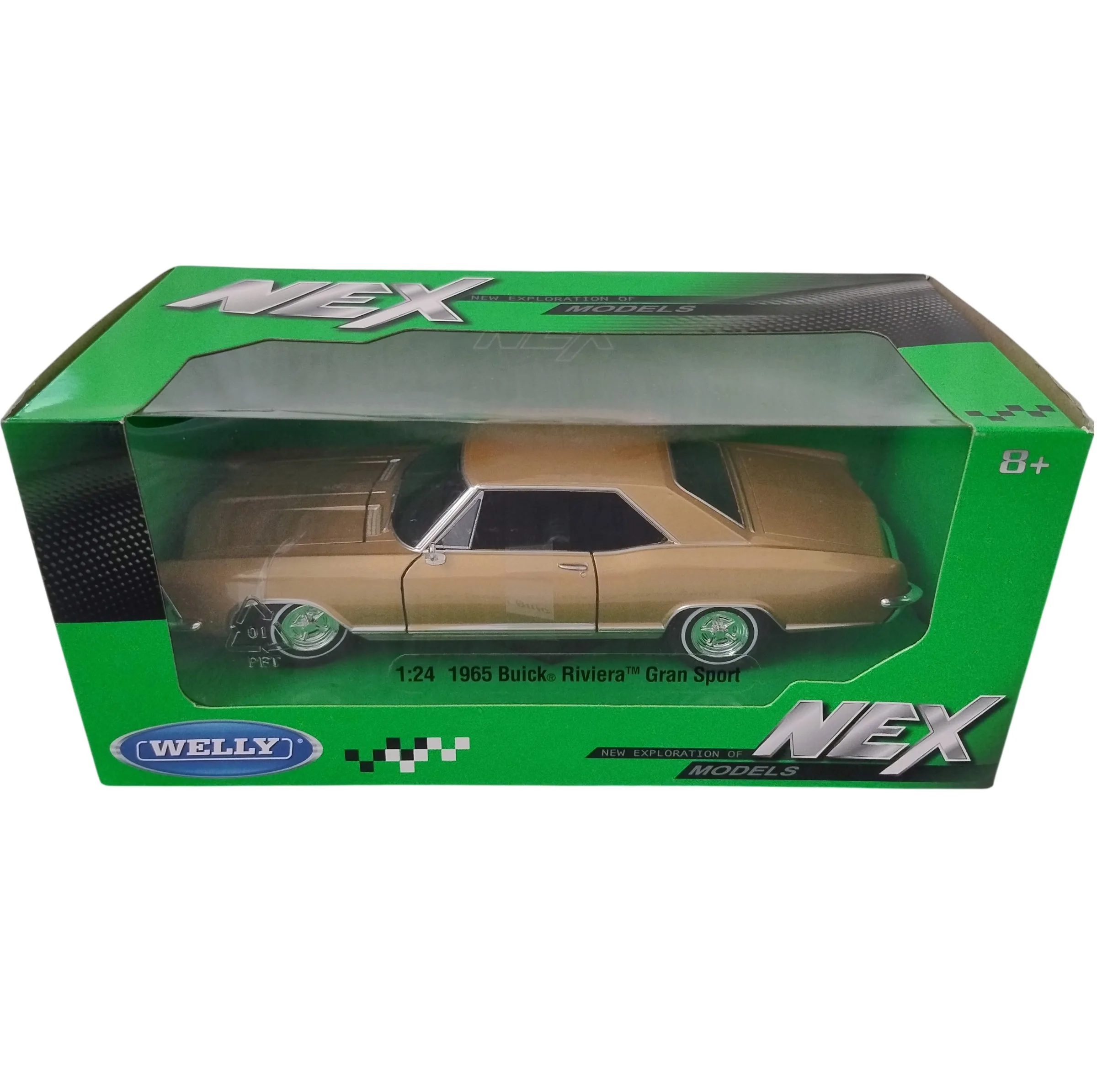 ماکت ماشین ولی مدل بیوک طرح Buick Riviera Gran Sport 1965